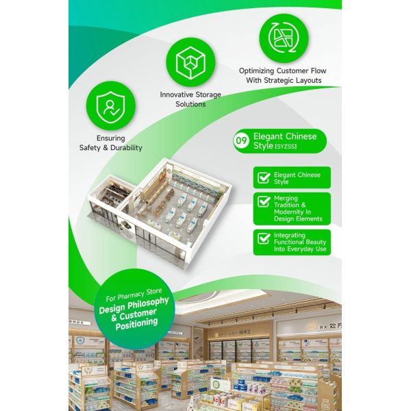 09-SYZSS Pharmacy Store Design With Elegant Chinese Style