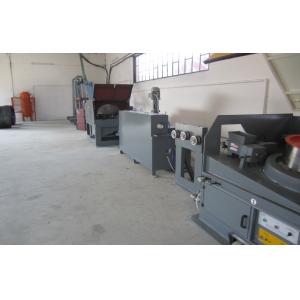 Vertical Belt Grinder Welding Rod Polishing Machine , Electric Surface Grinding