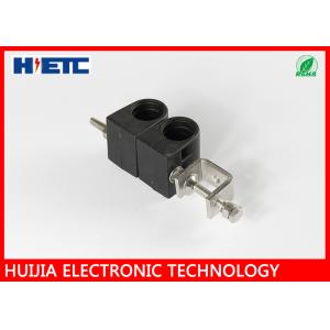Quality 1 - 1/4&quot; Two Way Through Type Coaxial Cable Clamp with PP &amp; Stainless Steel Material for sale