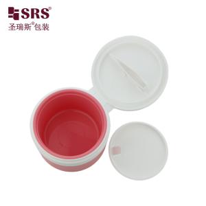 SRS1 120g 150g Double Wall Luxury Wholesale Plastic Jar With Spoon Magnet