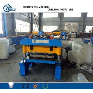 China 17-20 Stations Roof Panel Roll Forming Machine For 0.3-0.8mm Thickness on sale