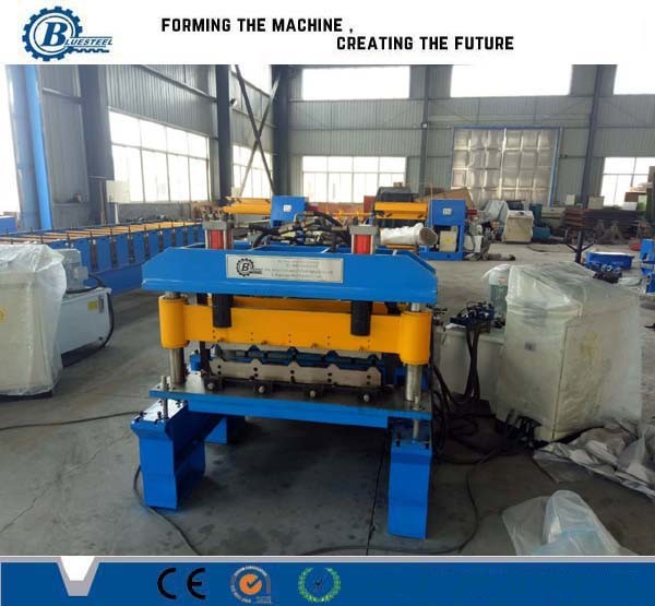 Buy 17-20 Stations Roof Panel Roll Forming Machine For 0.3-0.8mm Thickness at wholesale prices