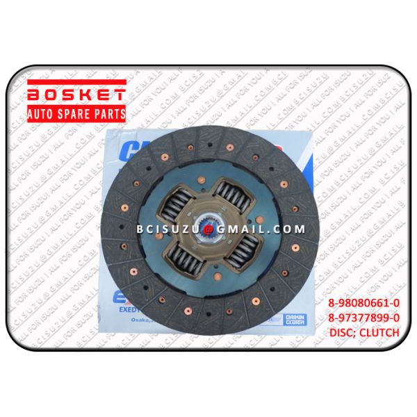 Buy 8-98080661-0 Vehicle Isuzu Clutch Disc For Nkr55 4JB1T 4JG2 4KH1 8980806610 at wholesale prices