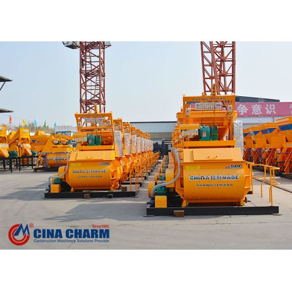 Italy Brands Js500 Concrete Mixer Machine For Concrete Batching Plant