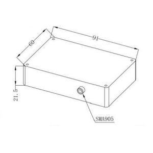 91mm*60mm*21.5mm YIXIST YSM-8107 OEMODM Spectrophotometer Module for Integration