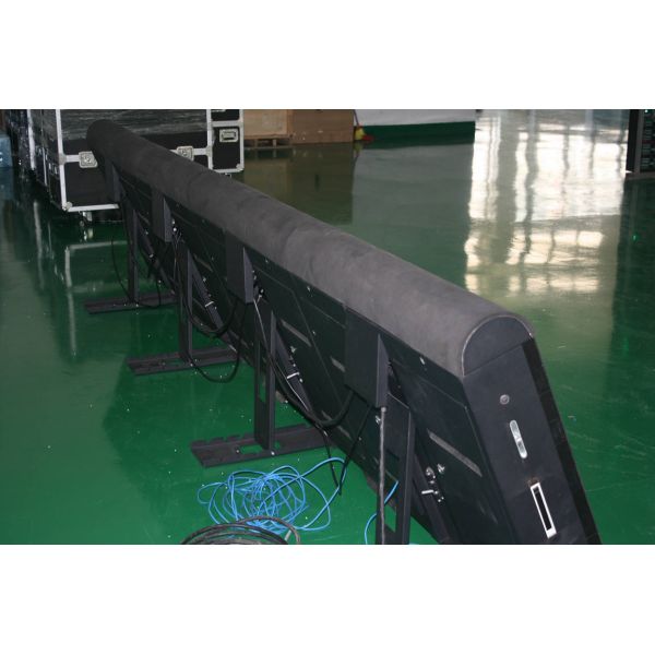 Programmable Sport Perimeter LED Display Signs 6500 Nits Brightness , OEM Cabinet Size