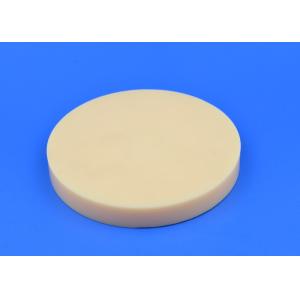 High Purity 95% 99% Alumina Ceramic Disc / Ceramic Round Block