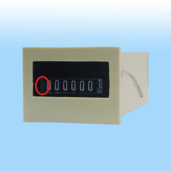 Buy YAOYE-877  plastic electromagnetic  7 digit mechanical pulse counter at wholesale prices