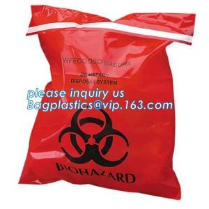 medical trash bin liner bags biohazard waste garbage bags, Health Hazards bags,