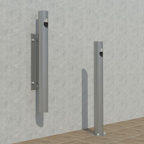 Outdoor Ground Fixing Standing Ashtray Cigarette Bin Butts Dust Bin