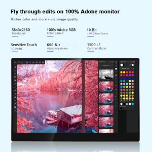 15.6 Inch RGB UHD 4K Touchscreen Portable Monitor For Laptop PS5