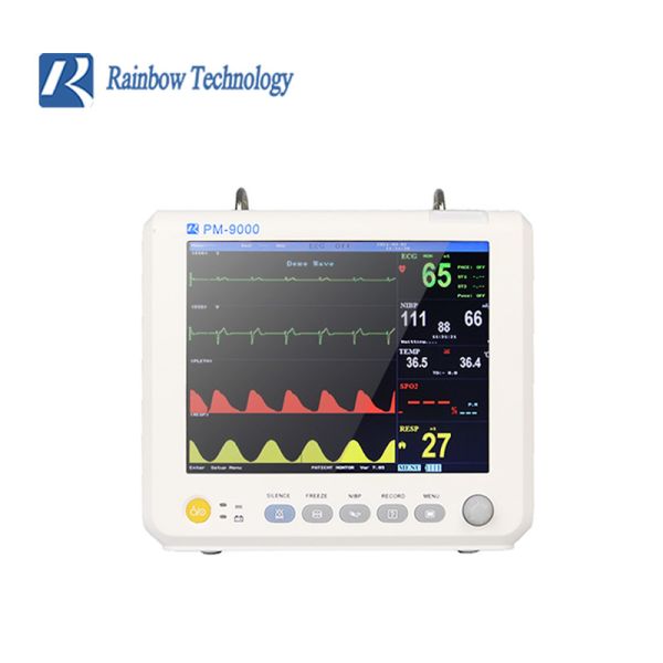 Buy 7 Inch Medical Vital Signs Monitor NIBP SPO2 6 Parameters Patient Monitor For Emergency at wholesale prices