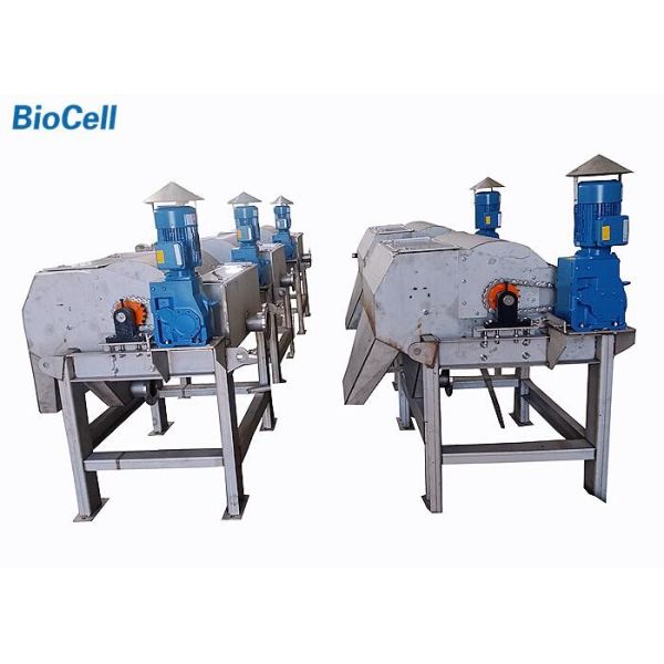 2.25KW 170kg/H Flocculation And Sedimentation Sludge Screw Press Dewatering
