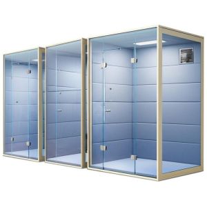 Various Sizes Soundproofed Workspace Featuring Built-in Ventilation System Designed to Improve Acoustic Comfort and Air