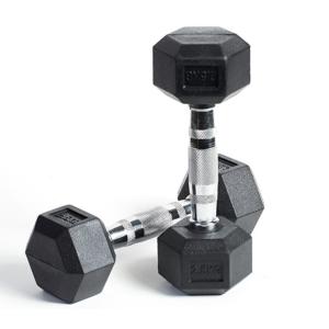 dumbbells hexagonal, 5kg dumbbells hexagonal, hexagonal rubber dumbbells,10kg
