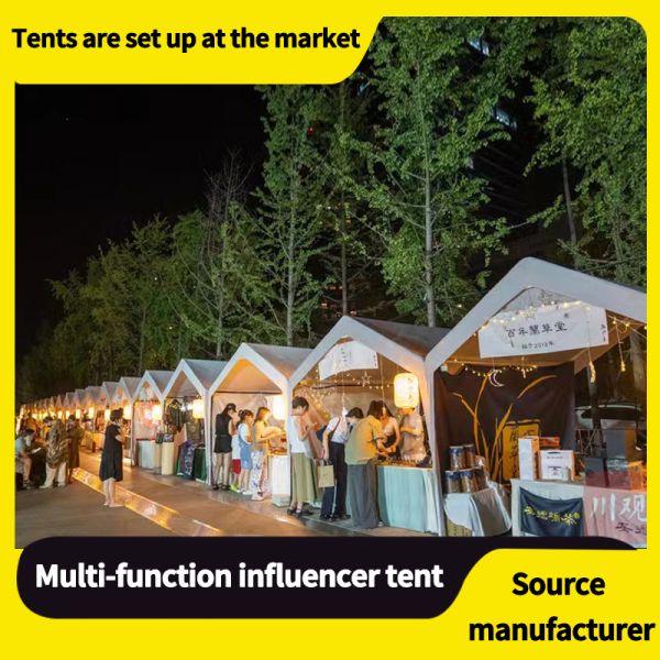 Tent camp Night market stall Mobile parking shed Market yard outdoor camping corner tent