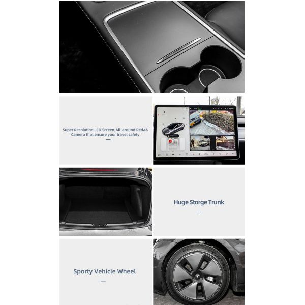 Tesla Model 3 Advanced Braking System and 70 KWh Battery Capacity for Electric Vehicle