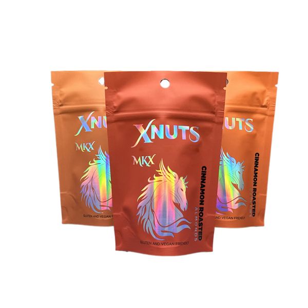 Buy Mylar Holographic Foil Bag 3.5g Custom For Weed Packaging at wholesale prices