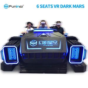 Attractive 6 Seats VR Cinema Theater 6 Seats 9D VR Simulator Dark Mars
