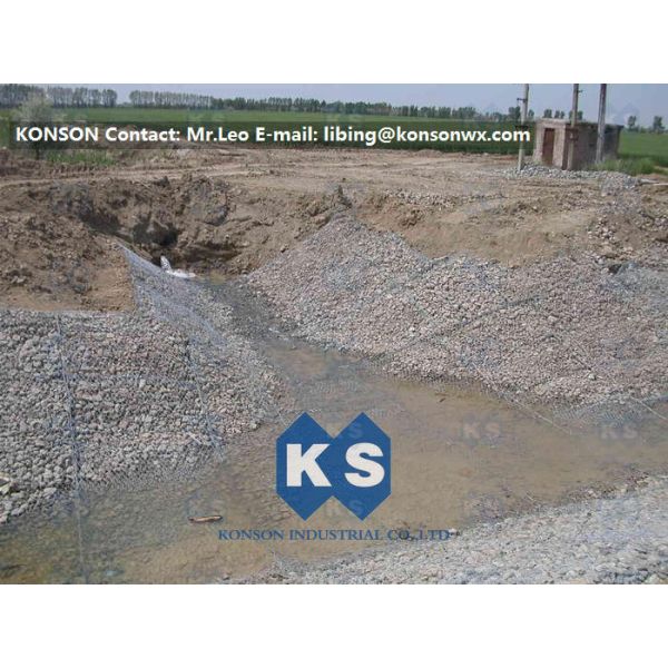 Buy Galfan Or PVC Coated Stainless Steel Galvanised Wire Mesh Hexagonal Woven Gabion Boxes at wholesale prices