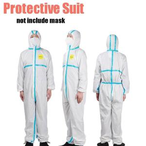 Full Body Medical Protective Coveralls One Piece Antibacterial S - 6XL