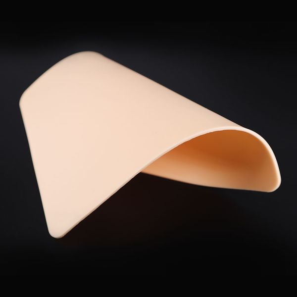 Silicone Blank Permanent Microblading Tattoo Practice Skin 19.2 * 14.3 Cm for makeup practice