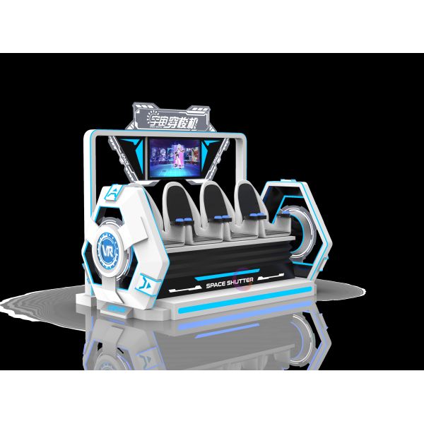 Buy Commercial 9D Virtual Reality Cinema 4 Seats 9DVR Cinema Simulator Chair Machine at wholesale prices