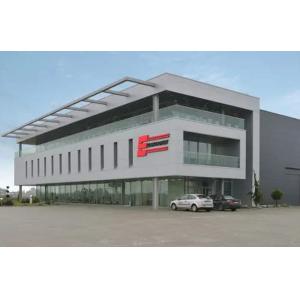 Commercial Prefabricated Office Building Lightweight Steel Portal Frame Q355B