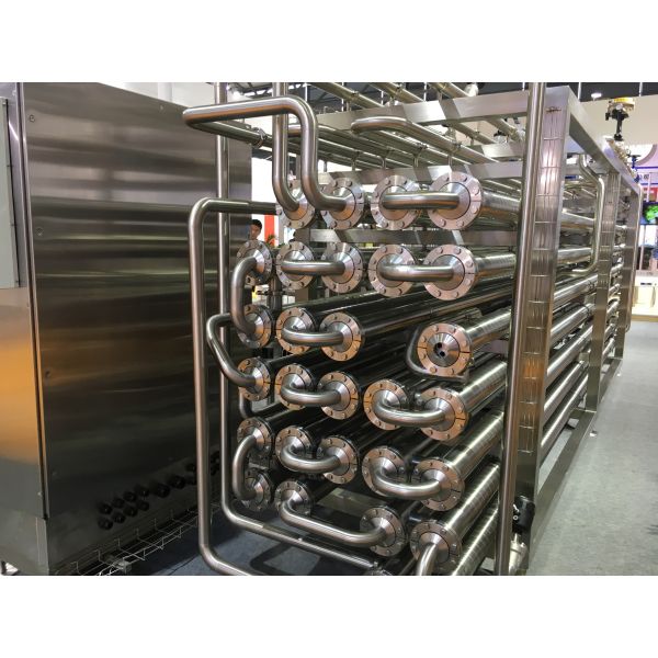 Yogurt UHT Tubular Sterilization Machine Pasteurizer SUS304 Material