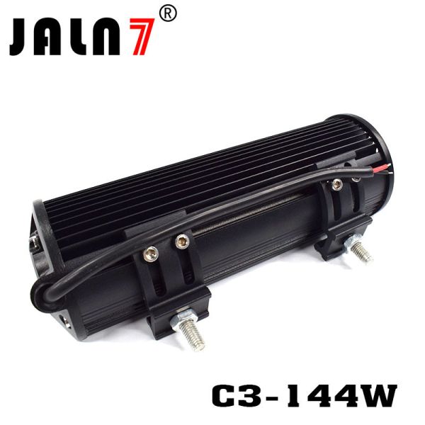LED Light Bar JALN7 144W 3Rows Flood Beam LED Driving Lamp Super Bright Off Road Lights LED Work Light Boat Jeep
