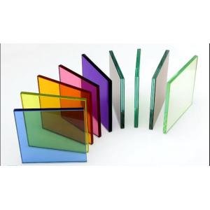 China Colored Laminated Glass Sheets Flat / Curve Reflective Laminated Glass Panels PVB SGP Flat Safety Laminated Table Glass Clear Ultra White Dark Blue on sale