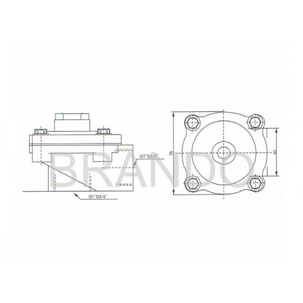 ASCO Pulse Jet Solenoid Valve 0.4 - 0.6Mpa Working Pressure SCG353A042