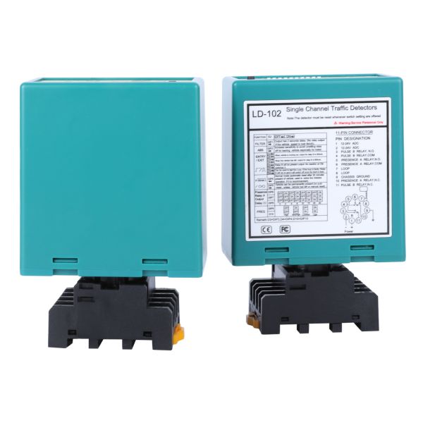 15-2000μHz Auto Barrier Gate Loop Detector , Fault Diagnosis Underground Loop