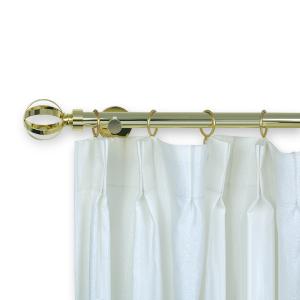 28mm Diameter Cage Ball Finial Pipe Curtain Rods Single Bracket