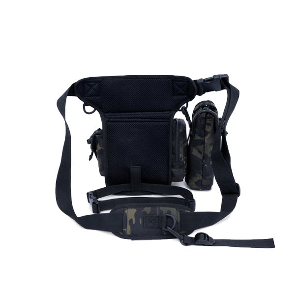 600D Oxford Fabric Portable Waist and Thigh Strap with Water Bottle Holder Logo