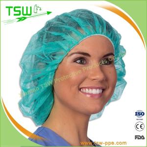 Quality SPP Spunbond Disposable Bouffant Cap For Hospital for sale