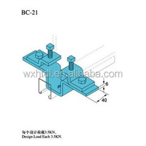 Adjustable Side Beam Clamp Clip For Electrical Box Conduit