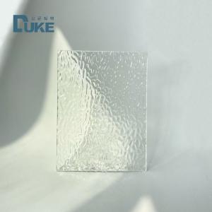 Textured Acrylic Sheet Transparent Ribbed Reeded Decorative Fluted Pattern