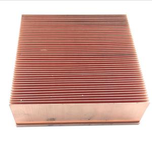 Industrial Skived Fin Heat Sink Manufacturing High Thermal Conductivity CE