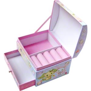Drawer And Lid Hinged Base With Extend Flap Two In One Hard Card Toy Packaging
