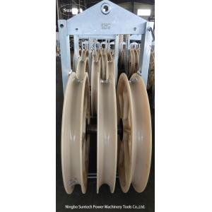Contruction Transmission Line Steel Sheave Cable Conductor Stringing Pulley