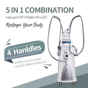 Quality Anti Cellulite 5 In 1 Cavitation Rf Machine Vacuum Roller Vela Shape for sale