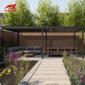 Quality Modern Motorized Louvered Pergola Aluminum Backyard Outdoor Patio Roof for sale