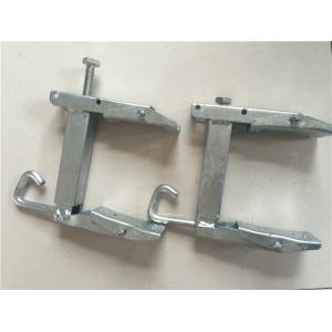 Hot Dip Galvanized Steel Wire Clamp / Cable Clamp With Custom Various Size