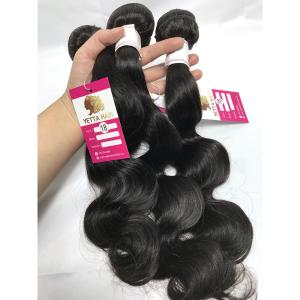 Healthy 100% Brazilian Virgin Hair 4x4 Closure With 3 Bundles CE BV