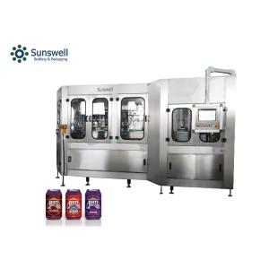 Quality Beverage Aluminum Can Filling Sealing Machine For Juice Beer Carbonated Water for sale