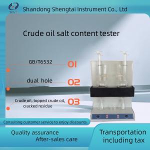 Quality SH6532A Crude Oil Topped Crude Oil Cracking Residue Oil Salt Content Tester Dual Hole for sale