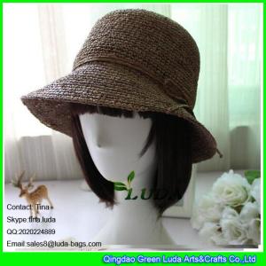 China LDMZ-004 2016 fashion summer raffia straw hats on sale