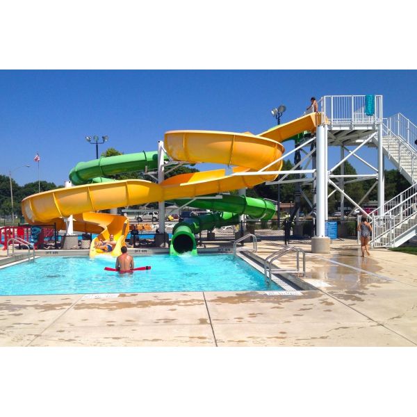 Water Park Fiberglass Swimming Pool Toys Kids Game Fiberglass Slide