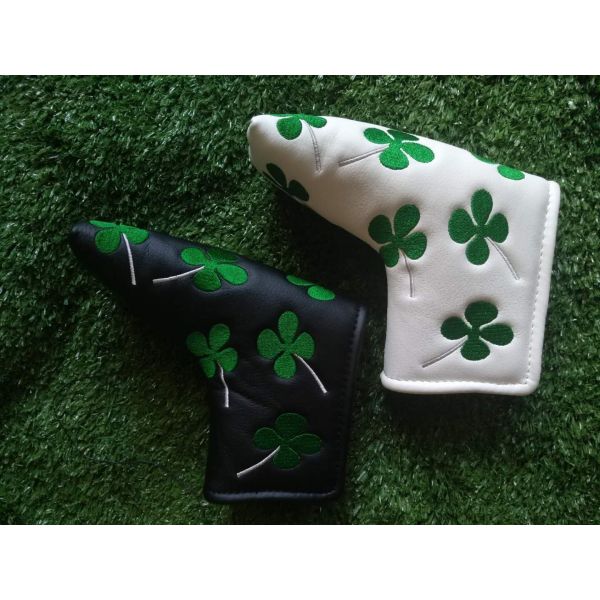 Four Leaf Clover headcover , Golf headcover , golf headcover , putter headcover , headcover